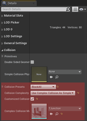 You can use the same meshes as colliders for complex collisions, which is not a good practice. But for a placeholders, it's good enough.