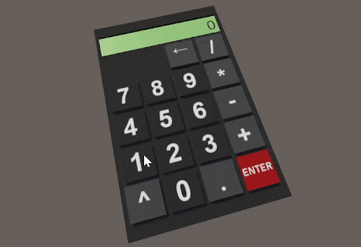 [1] [ENTER] [2] [*] => 2; [3] [ENTER] [4] [*] => 12; [-] => -10