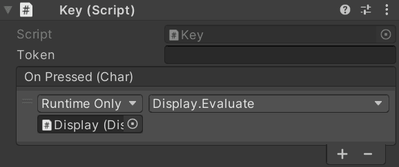 When we press = key on our calculator, the Display.Evaluate function will be called.